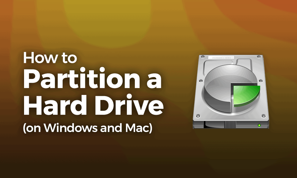 partitioning a hard drive on mac for windows
